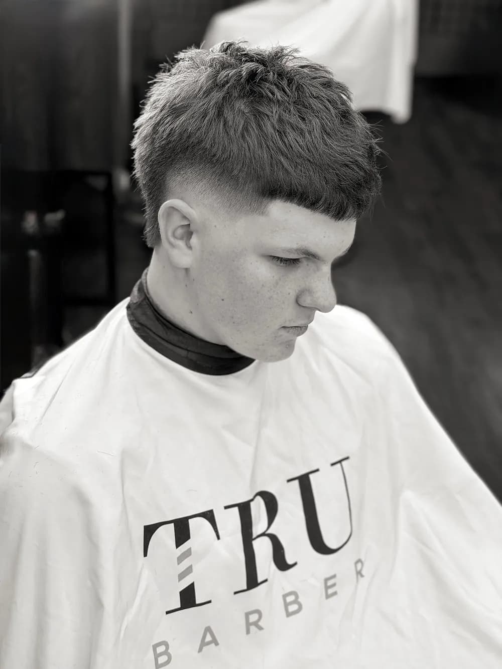 Men's haircut and beard work at Trust Barbershop, Citrus Heights