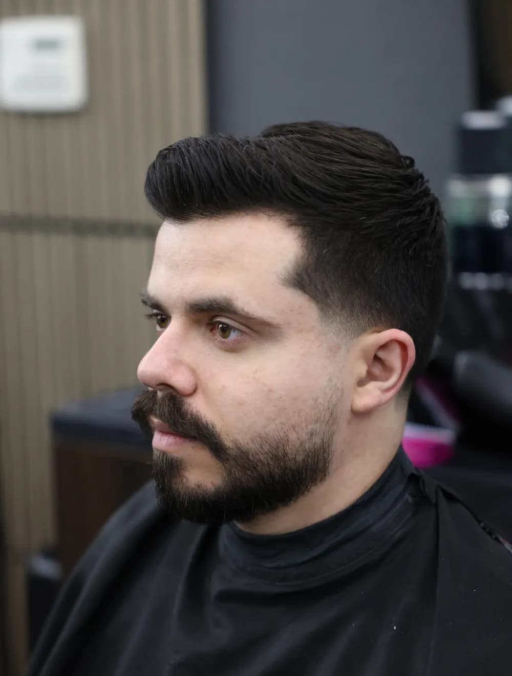 Men's haircut and beard trim at Trust Barbershop, Citrus Heights